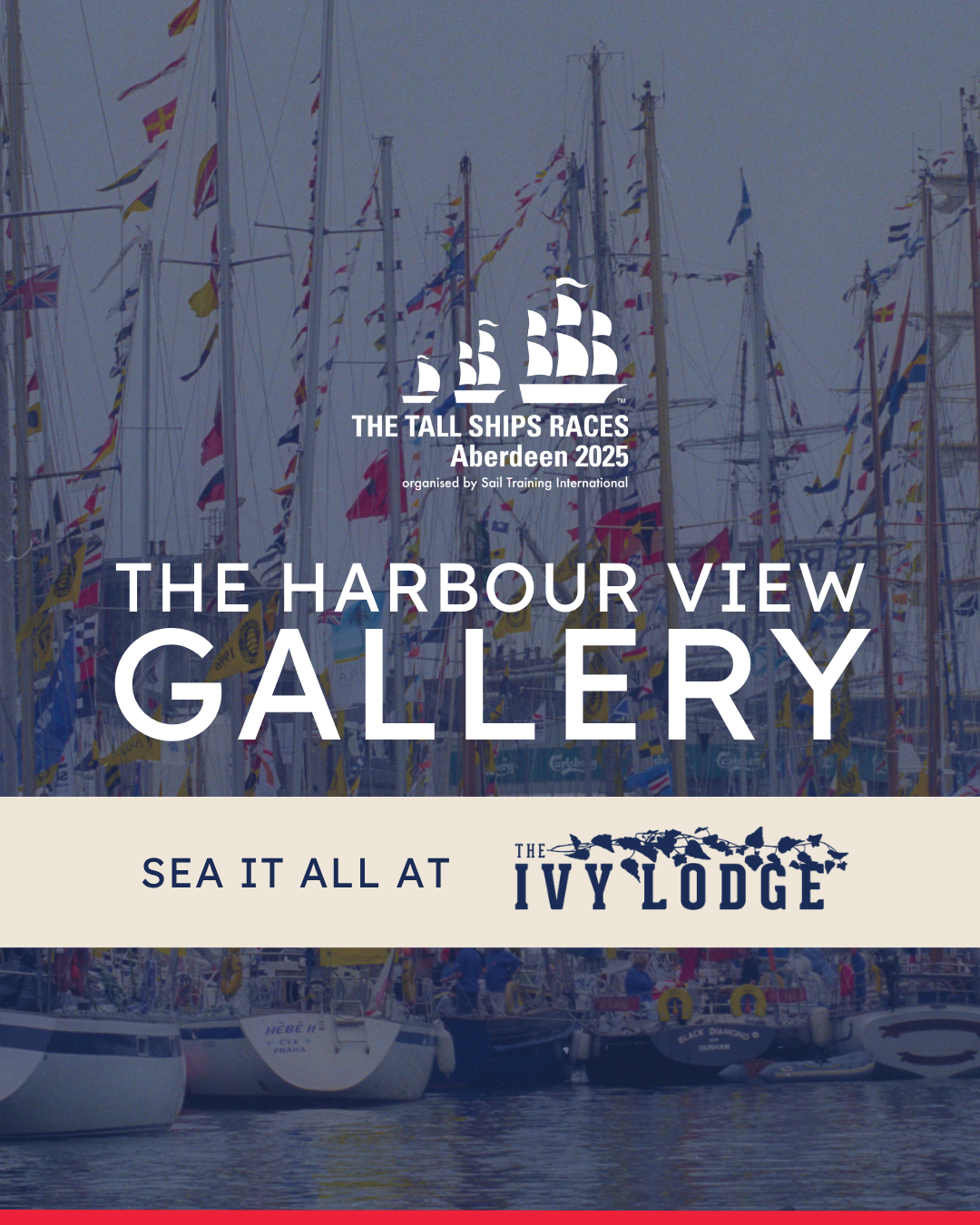 Tall Ships Aberdeen 2025 The Harbour Viewing Gallery at The Ivy Lodge